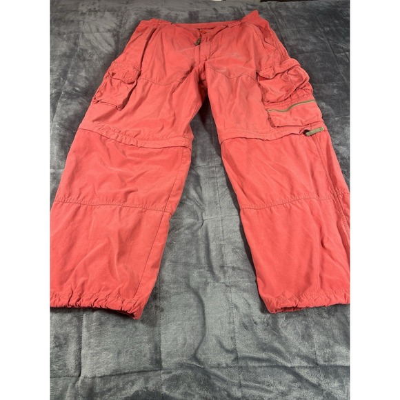 U.S. Expedition‎ Men's Red convertible Jogger Pants paratrooper Size M - Picture 1 of 14
